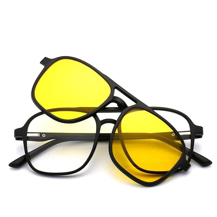 ✨ Auswechselbare Gläser 6 -in -1 Sonnenbrillen-Set