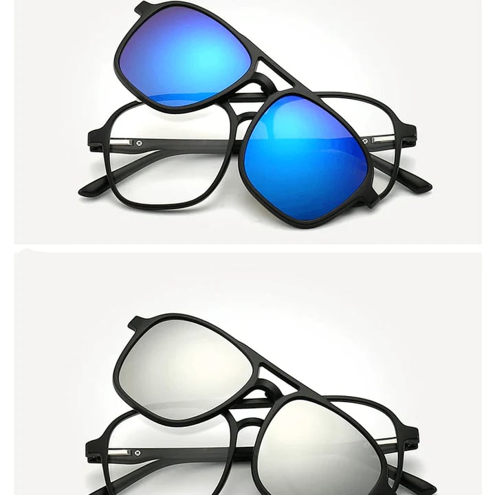 ✨ Auswechselbare Gläser 6 -in -1 Sonnenbrillen-Set