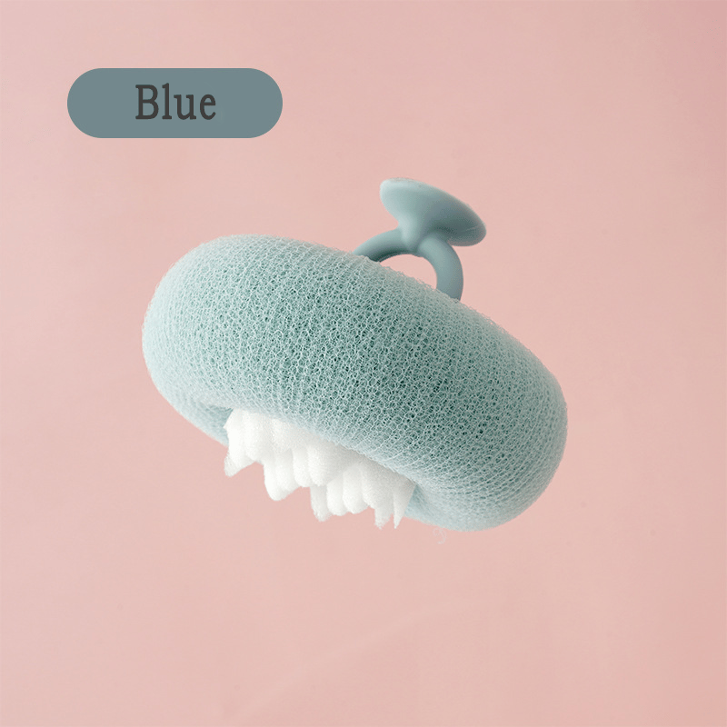 🌟Superweicher Badeschwamm mit Saugnapf, Blume