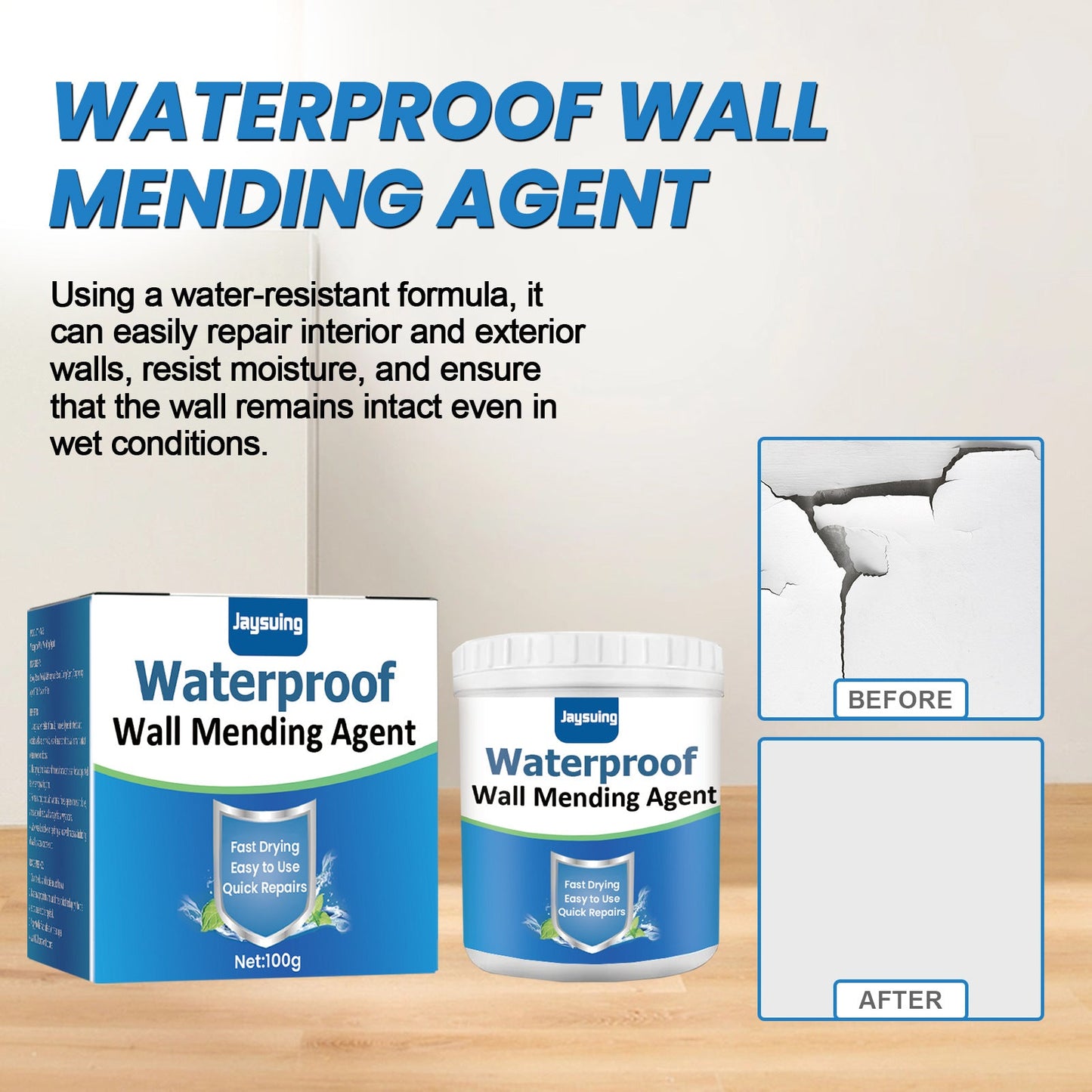 💥2024 Neues Upgrade💥wasserdichtes Wandflickzeug