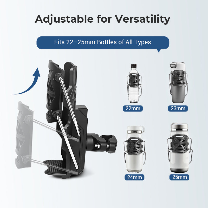 🎁 🚴♂️✨ Adaptiver Fahrradflaschenhalter – Praktisch und universell passend 🌟💧