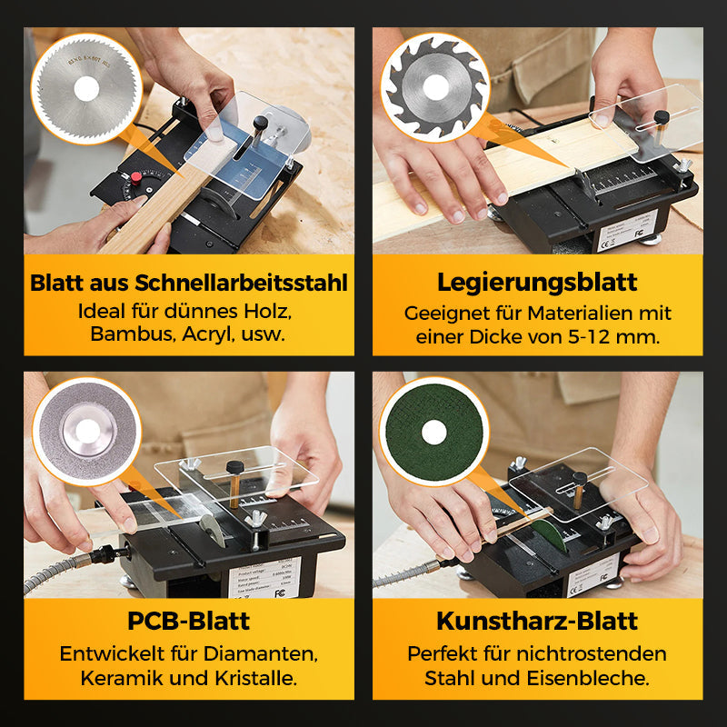 🔥 🗜️Multifunktionale Präzisions-Mini-Tischkreissäge🔥