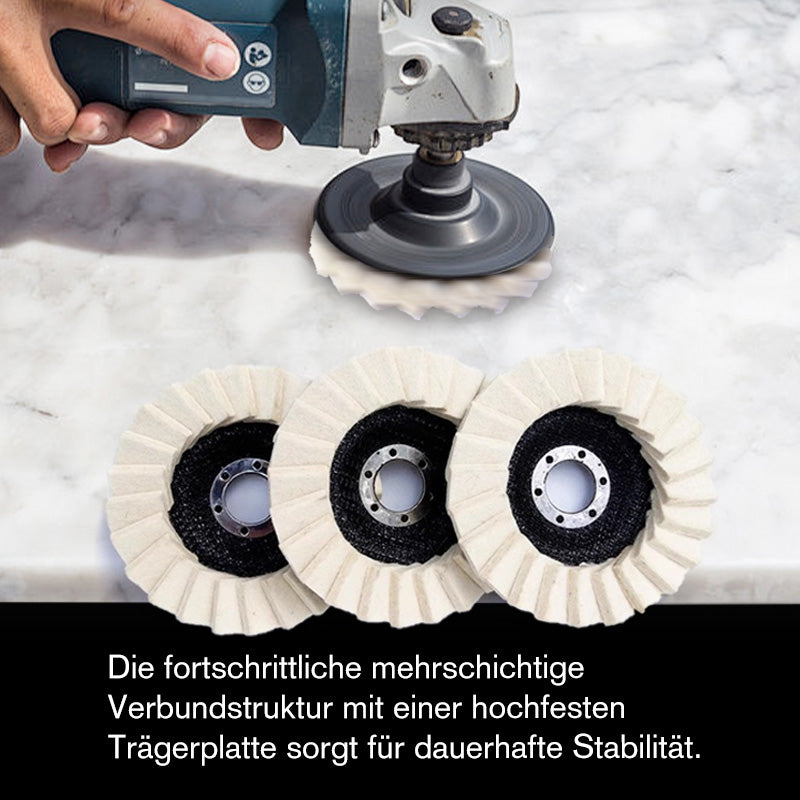 š„Wollfilz-Lamellenpolierscheibe