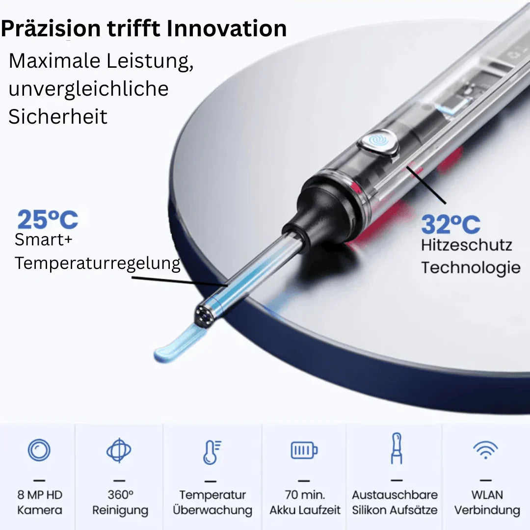 💥Intelligenter wasserdichter visueller Ohrenschmalzentferner