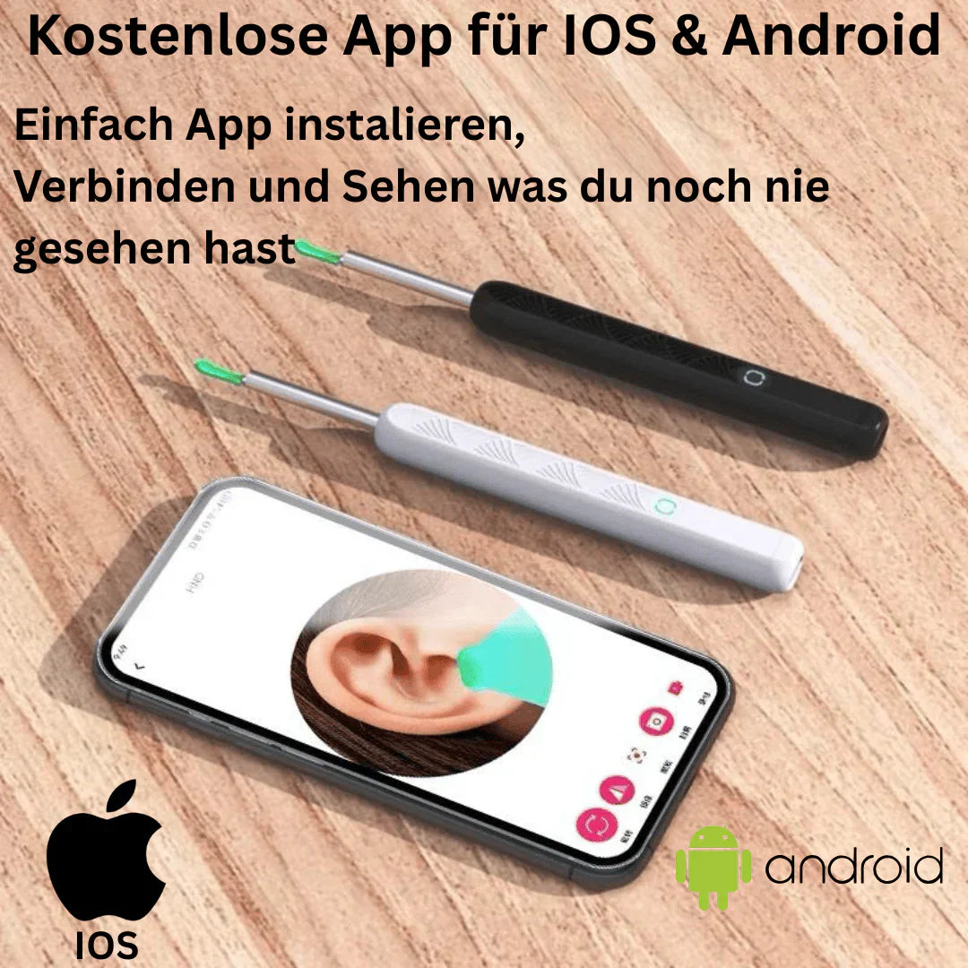 💥Intelligenter wasserdichter visueller Ohrenschmalzentferner