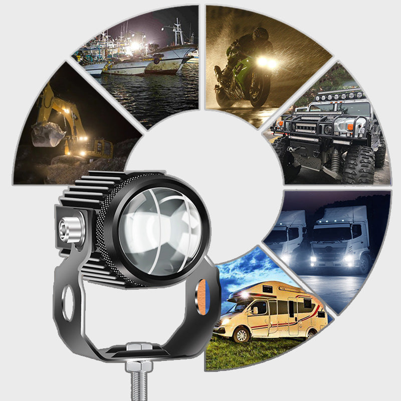 🔦🔦Mehrzweck-LED-Licht mit hohem Leistungsvermögen und ohne toten Winkel, geeignet für Motorräder/Fahrräder usw.