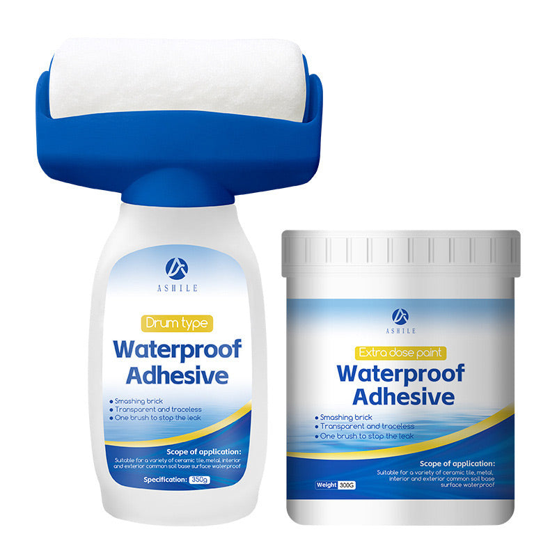 2024 Neues Upgrade✅Transparenter wasserfester Kleber mit Walzenpinsel💦