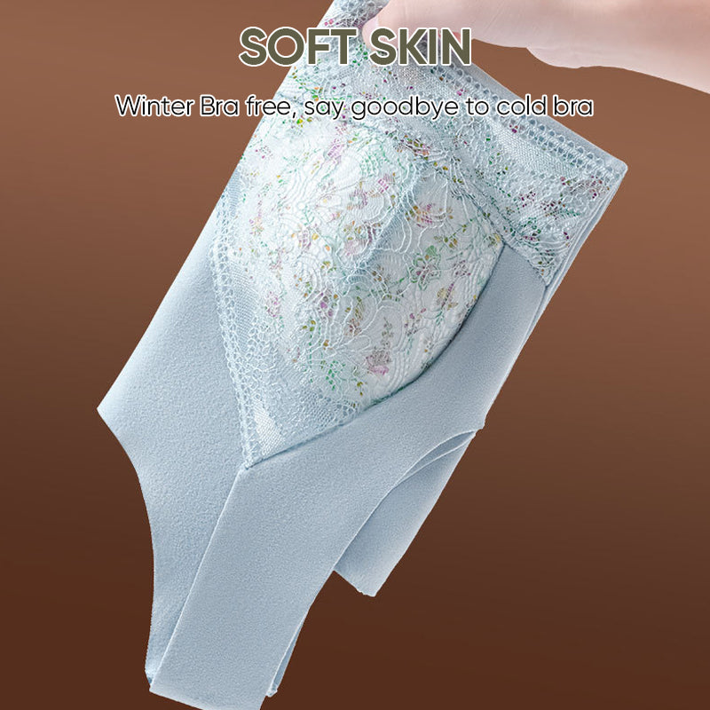 2-in-1-BH mit integrierter Spitze Thermo-Unterwäsche