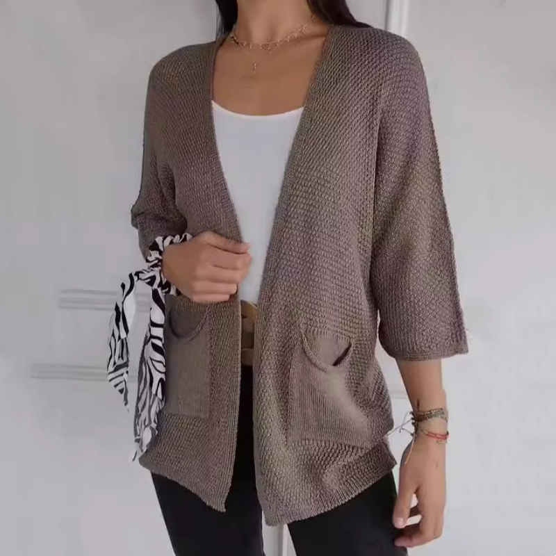 đ„Limited Time 50% OFFđ„Women's Casual Knitted Open Front Coat
