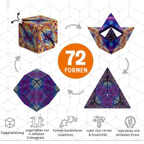 💥Heißer Verkauf💥Änderbarer kreativer magnetischer Zauberwürfel
