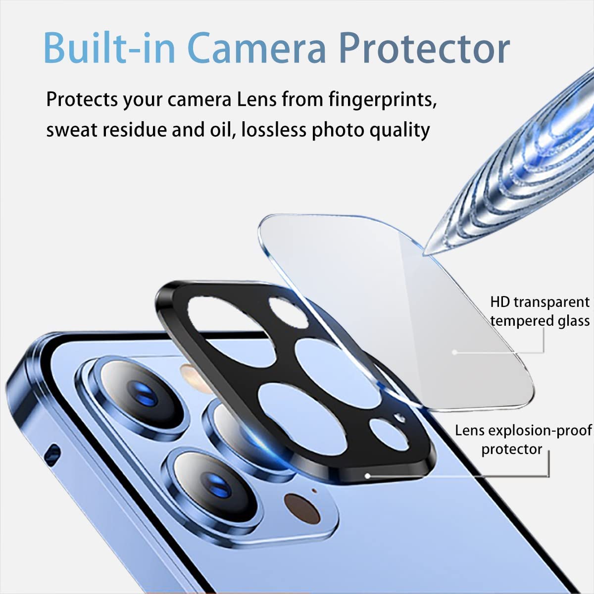 ✅Doppelseitige magnetische iPhone-Schutzhülle