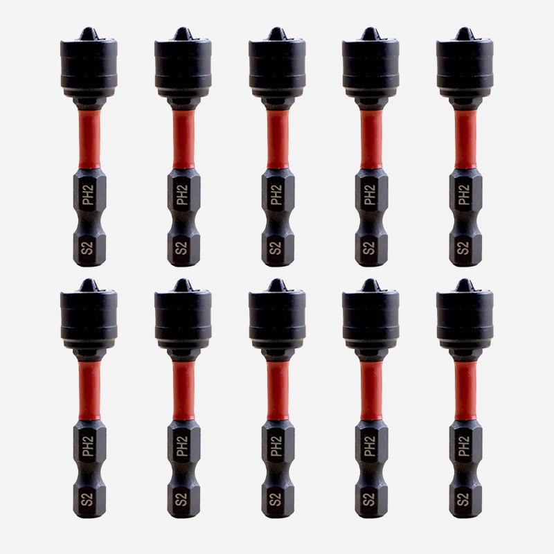 🔥Magnetischer Positionierungsbit mit PH2-Chargenkopf - 10 Stück/Set