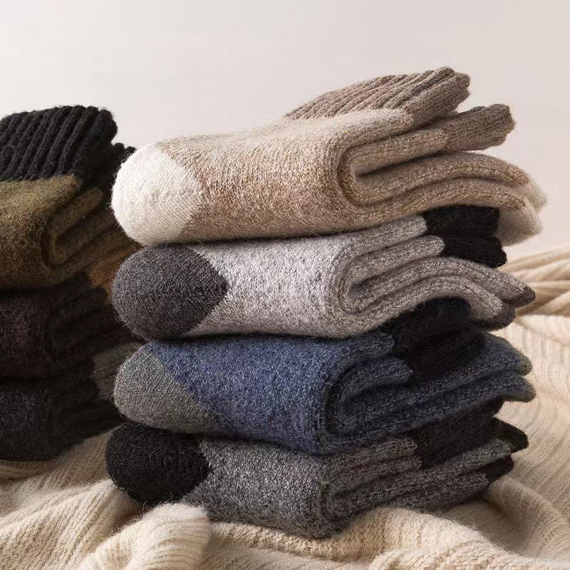 ❄️🧦🔥Unisex Winter Thermische Warme Dicke Synthetische Wolle Socken
