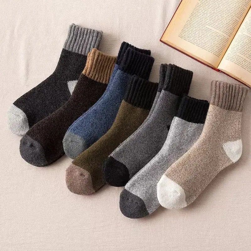 ❄️🧦🔥Unisex Winter Thermische Warme Dicke Synthetische Wolle Socken