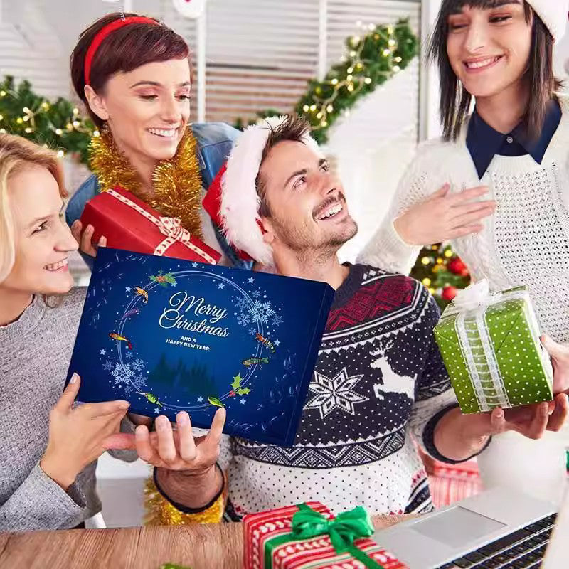 🎉🥰🎄Weihnachts-Countdown-Angelset, tägliche Angelüberraschungen