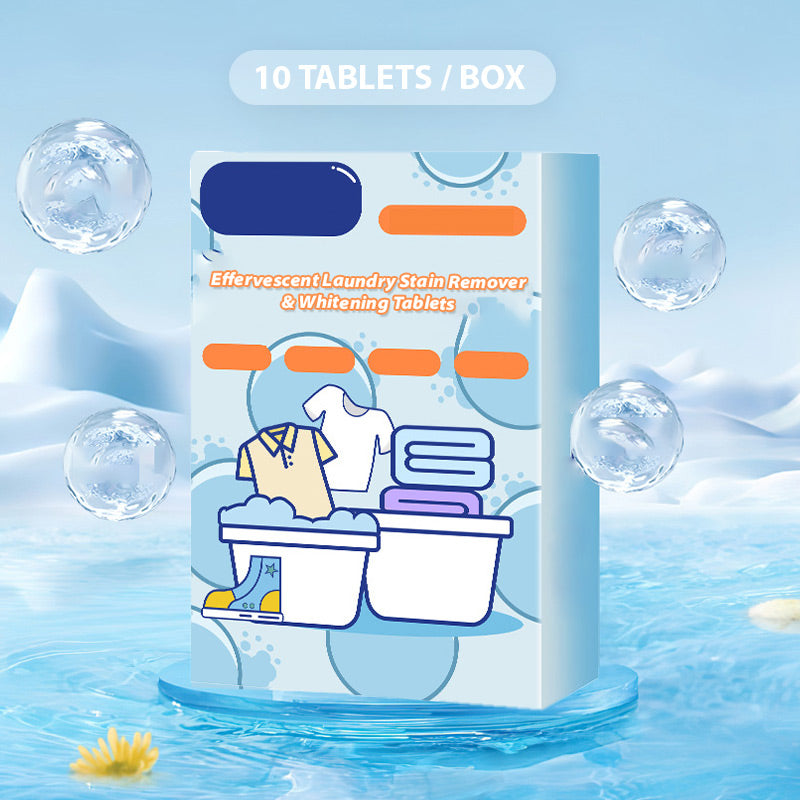 Brausetabletten zum Fleckenentfernen und Aufhellen der Wäsche