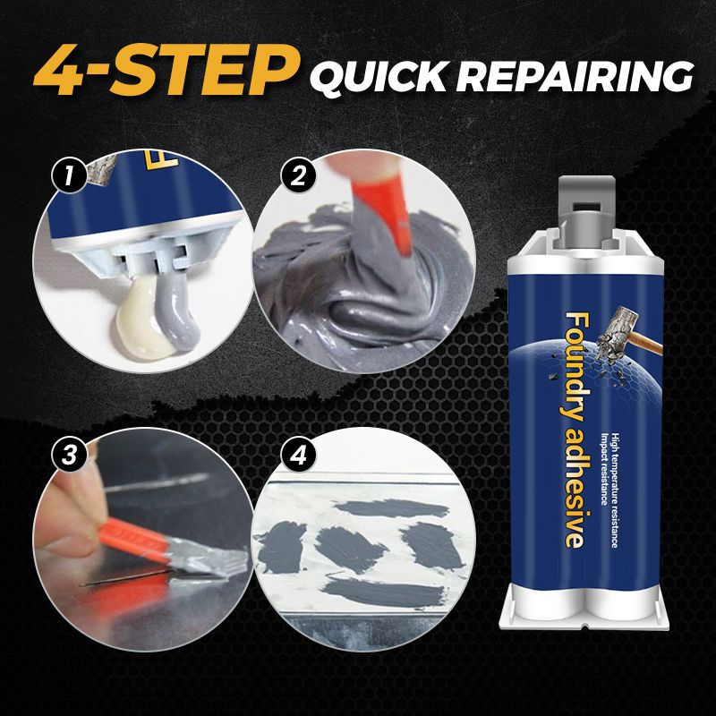Starker Metallreparatur-Gusskleber