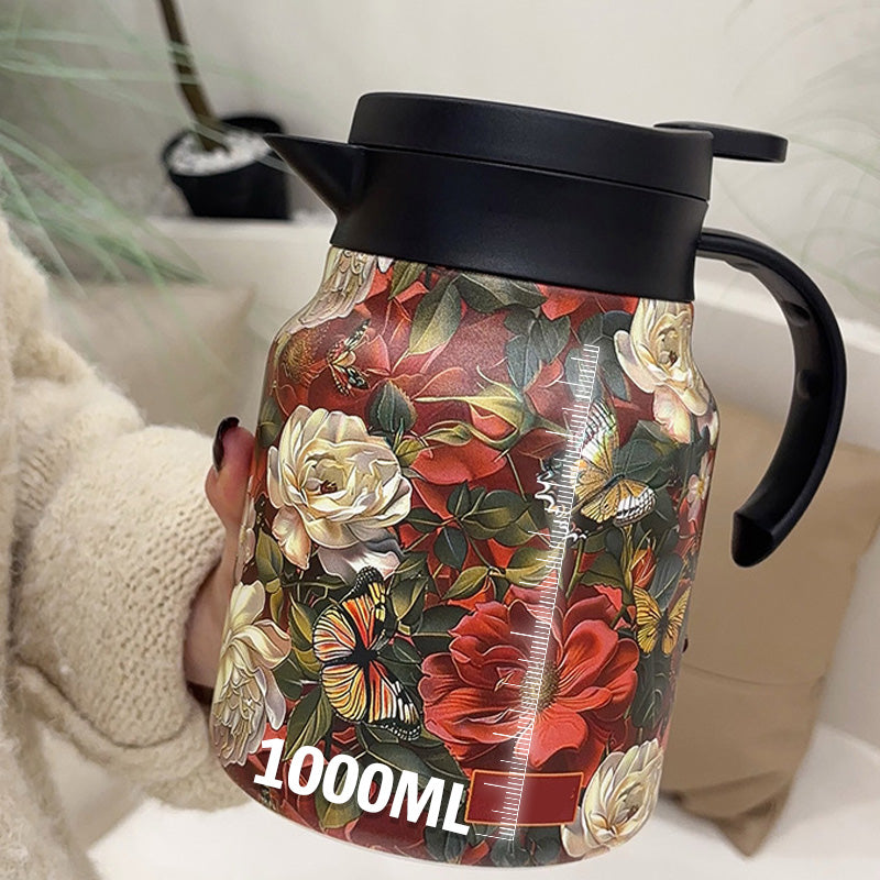 🔥Winterschlussverkauf🔥 1000 ml vakuumisolierte Teekanne mit Filter.