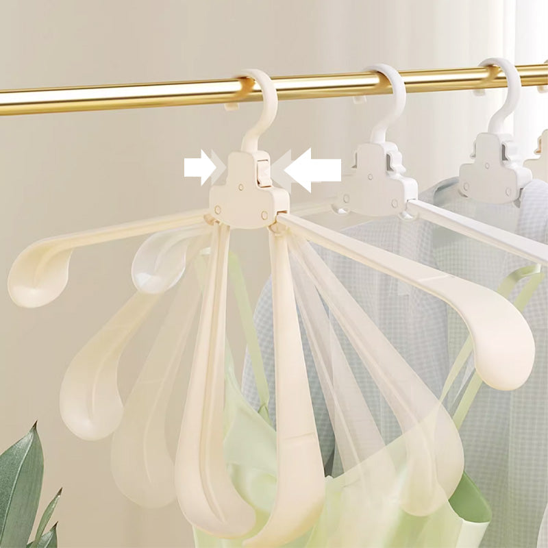 2025 Neues Produkt❤️Faltbarer Reise-Kleiderbügel aus Kunststoff🌷Hinterlassen Sie keine Spuren