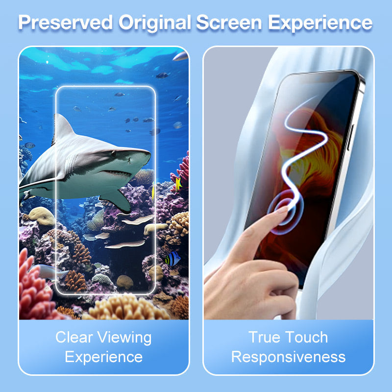 Premium-Displayschutz aus gehärtetem Glas und Installationsset für die iPhone16-11-Serie