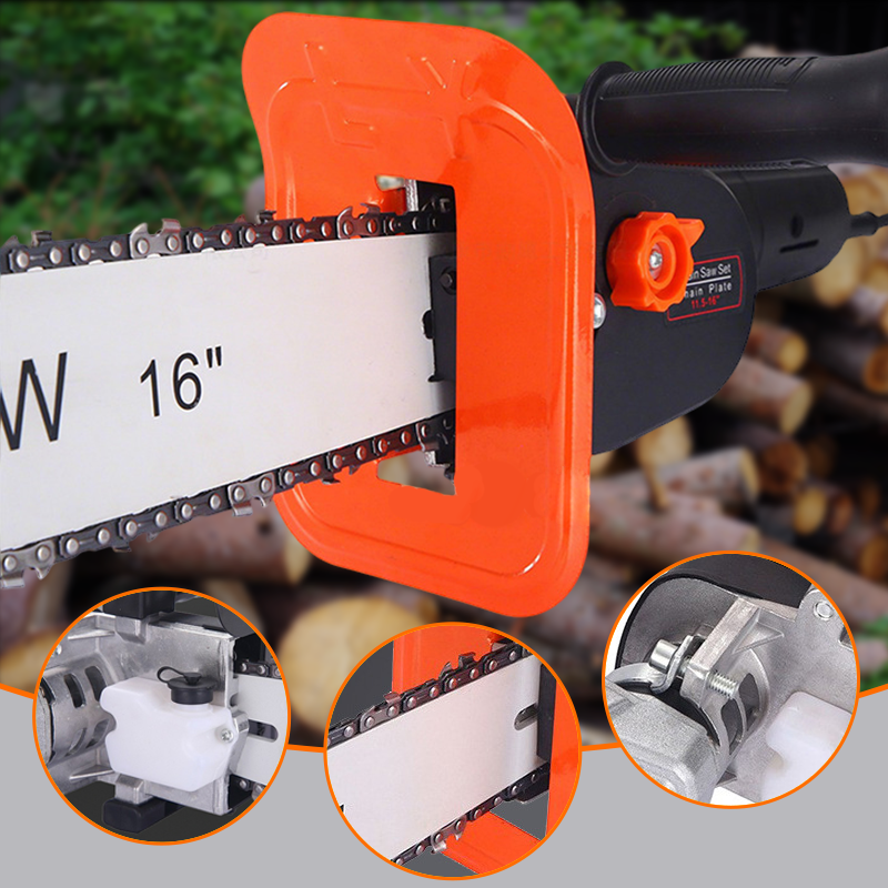 đ§KettensĂ€gen-Konverter-Adapter-Set - Winkelschleifer in KettensĂ€ge umwandeln