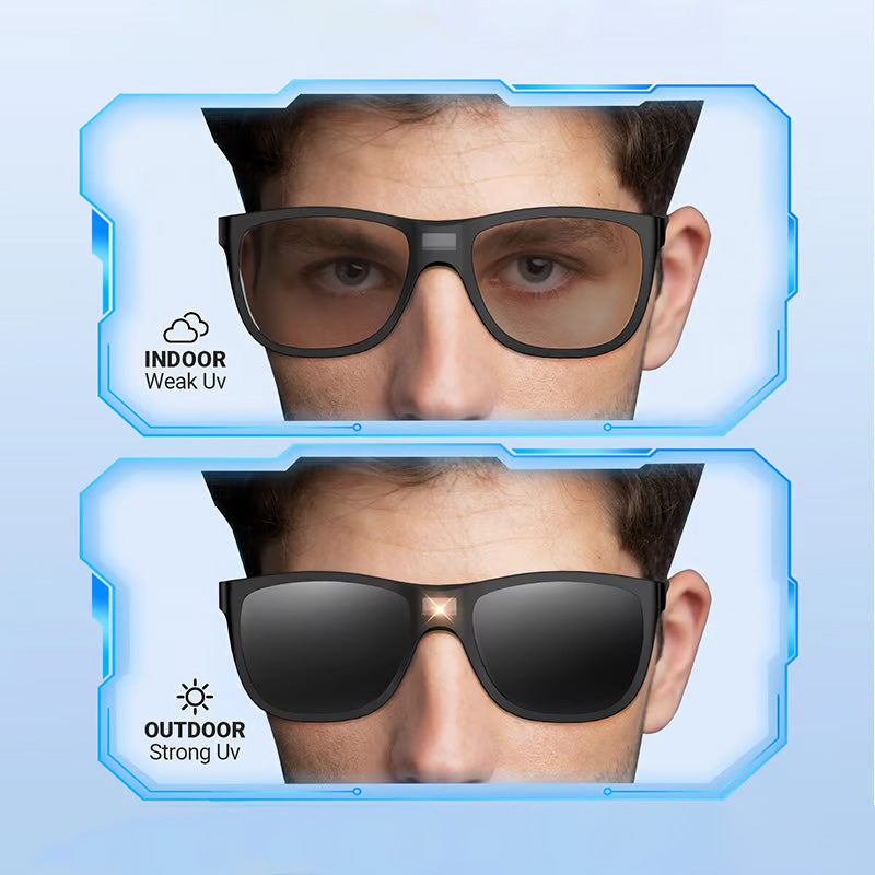 đ„Modische polarisierte Sonnenbrille mit Lichtsensorik-Technologie