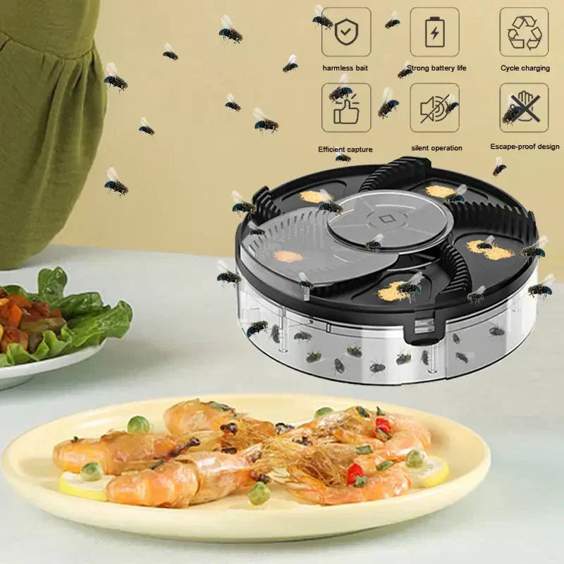 Automatische Fliegenfalle für Zuhause: Ein Fliegenkiller für Zuhause, der das Restaurant säubert!