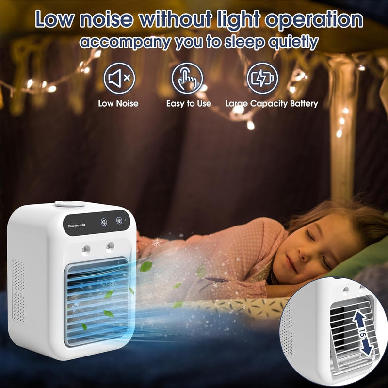 ❄️Mini Tragbare Klimaanlage mit Kühl- und Luftbefeuchtungsfunktion