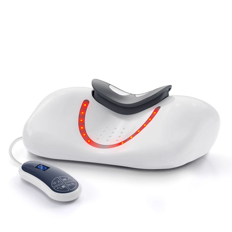 💥🥰Rotlicht-Therapie Nacken-Traktionskissen, elastisch, beruhigend, stimulierend