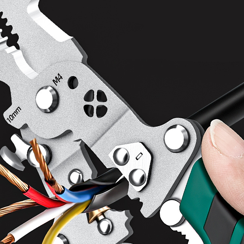 Multifunktionale klappbare Draht Stripping Schere mit elektrischem Test💥💥