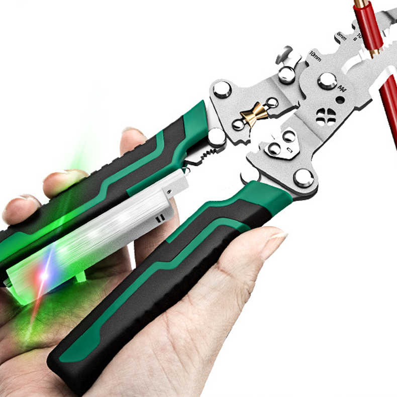 Multifunktionale klappbare Draht Stripping Schere mit elektrischem Test💥💥