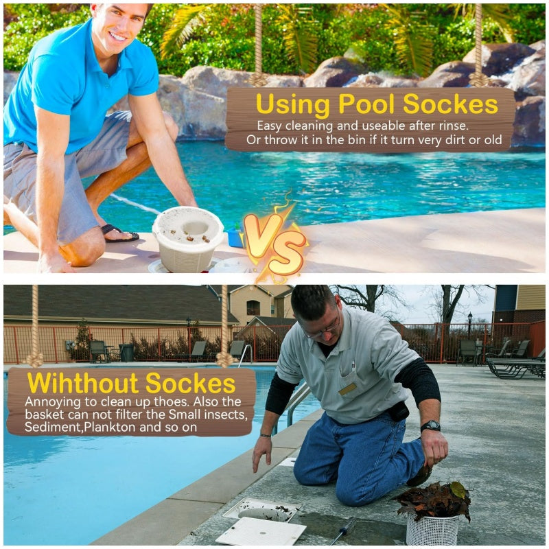 🌊Sommer heißer Verkauf 🌊Pool Skimmer Socken für Skimmer Korb sauber