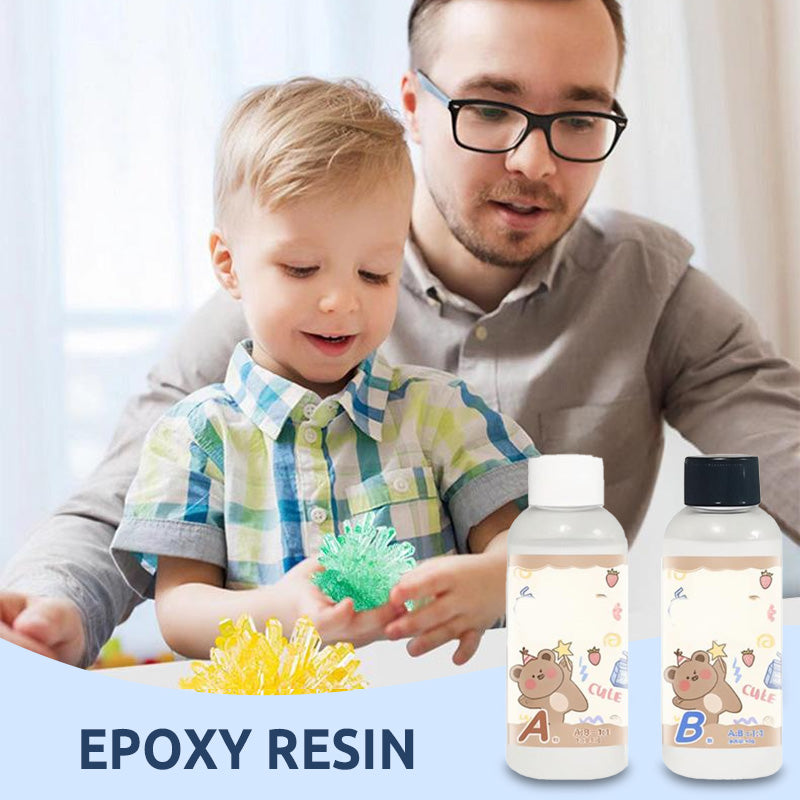 📢✨👨👩👧👦Kristallklares Epoxidharz- und Härter-Set✨