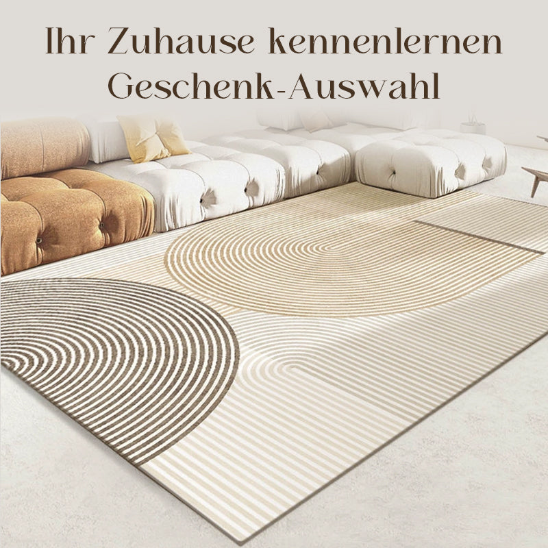 ✨Wasserfest, rutschfest, schmutzabweisend und leicht zu reinigen ✨ Moderner Teppich im Cream-Style – Weicher Wohnzimmer- & Schlafzimmerteppich, stilvoll für Sofa, Couchtisch & Bettkante
