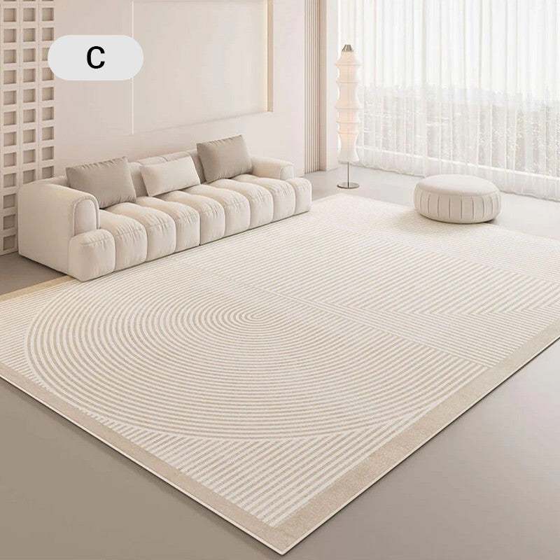 ✨Wasserfest, rutschfest, schmutzabweisend und leicht zu reinigen ✨ Moderner Teppich im Cream-Style – Weicher Wohnzimmer- & Schlafzimmerteppich, stilvoll für Sofa, Couchtisch & Bettkante