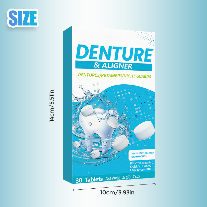 Brausetabletten zur Reinigung von Retainer und Zahnersatz