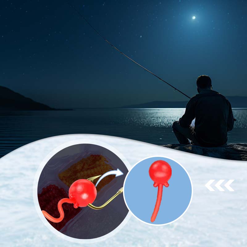 🎣Weicher schwimmender Wurmköder zum Angel🪱🌽