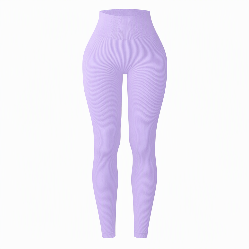 🖤 Black Friday Vorabzugang: 50 % Rabatt 🖤 Nahtlose, hochtaillierte Ripp-Yogahose, Workout- und Fitness-Leggings, Sport-Tights