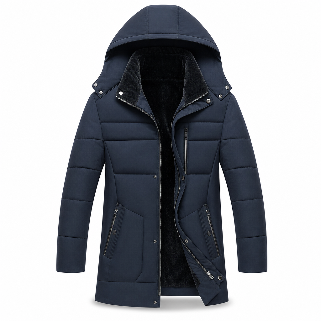đŻ 50% Rabatt + Gratis Versand! đ Herren mittellange wattierte Winterjacke, business-elegant & lĂ€ssig, fĂŒr MĂ€nner mittleren Alters