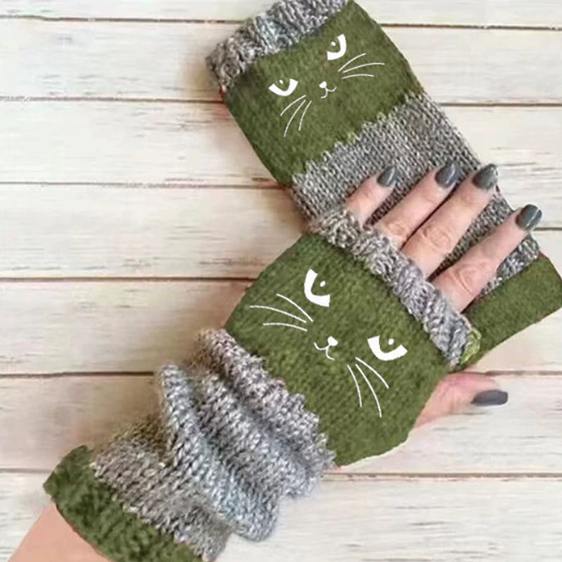 🎉Über 100.000 zufriedene Kunden!🎉 Warme halbfingerlose Strickhandschuhe für den Winter