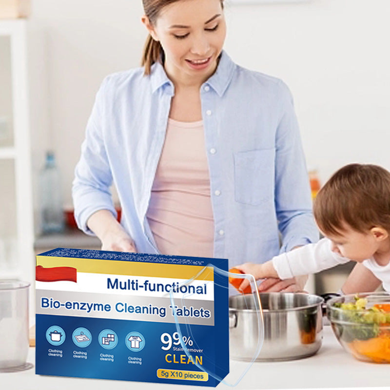 đMultifunktionale Bioenzym-Reinigungs-Brausetabletten
