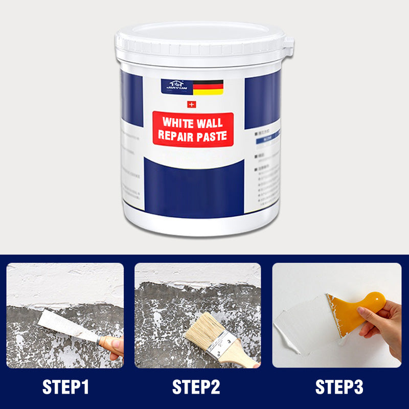 Weiße Wandreparaturpaste
