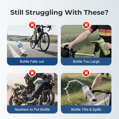 🎁 🚴‍♂️✨ Adaptiver Fahrradflaschenhalter – Praktisch und universell passend 🌟💧