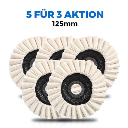 ⚡53 % RABATT !!✨ Wollpolierscheibe für Winkelschleifer – Hochglanz-Spiegelfinish! Langlebig  Vielseitig! 🔧