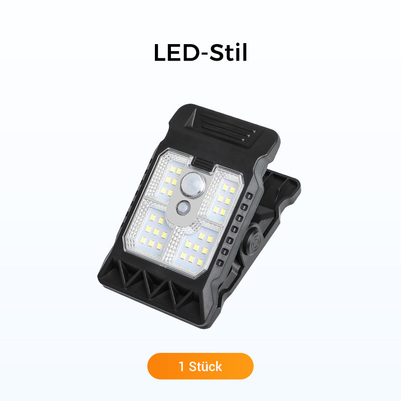 🌿 Solar-Clip-Leuchte mit Bewegungssensor 🔥Perfekt für Garten, Balkon & Terrasse! 🏡✨