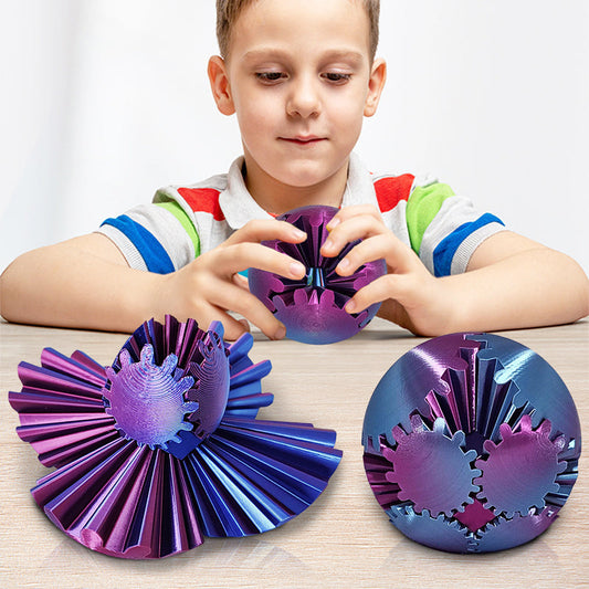 🔥3D Zahnradkugel rotierende Kugel