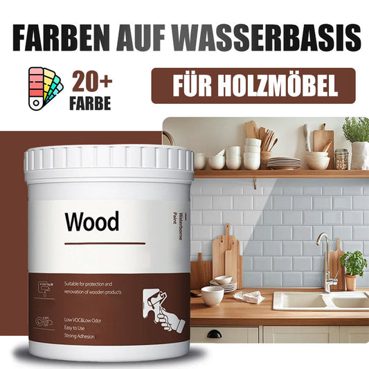 💥Umweltfreundliche Holzrestaurierungsfarbe auf Wasserbasis - geruchlos und unbedenklich, lässt sich leicht von alten Möbeln renovieren