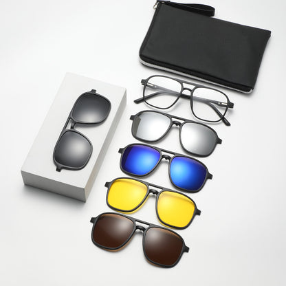 ✨ Auswechselbare Gläser 6 -in -1 Sonnenbrillen-Set