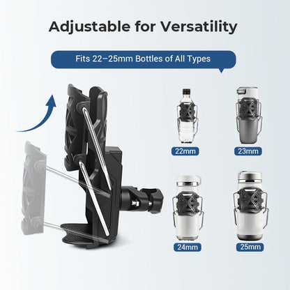 🎁 🚴‍♂️✨ Adaptiver Fahrradflaschenhalter – Praktisch und universell passend 🌟💧