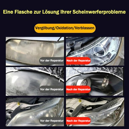 ⏳Begrenzte Zeit 50% Rabatt💥Scheinwerfer-Restaurierungsflüssigkeitsset für Autos